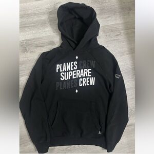 PAPER PLANES GREATNESS IS A PROCESS HOODIE SWEATSHIRT SIZE M Black